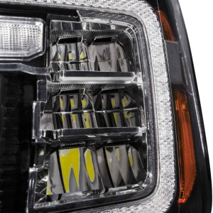 GMC Sierra Headlights - FORM Lighting - LED Reflector - `14-`19